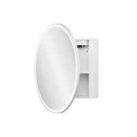 Curved Round LED Mirror Cabinets